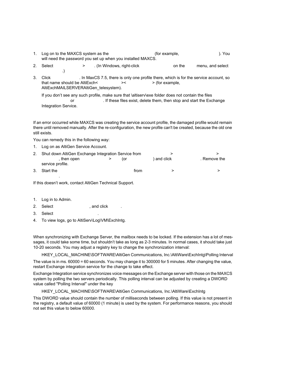 Troubleshooting tips | AltiGen MAXCS 7.0 Update 1 ACM Administration User Manual | Page 381 / 446