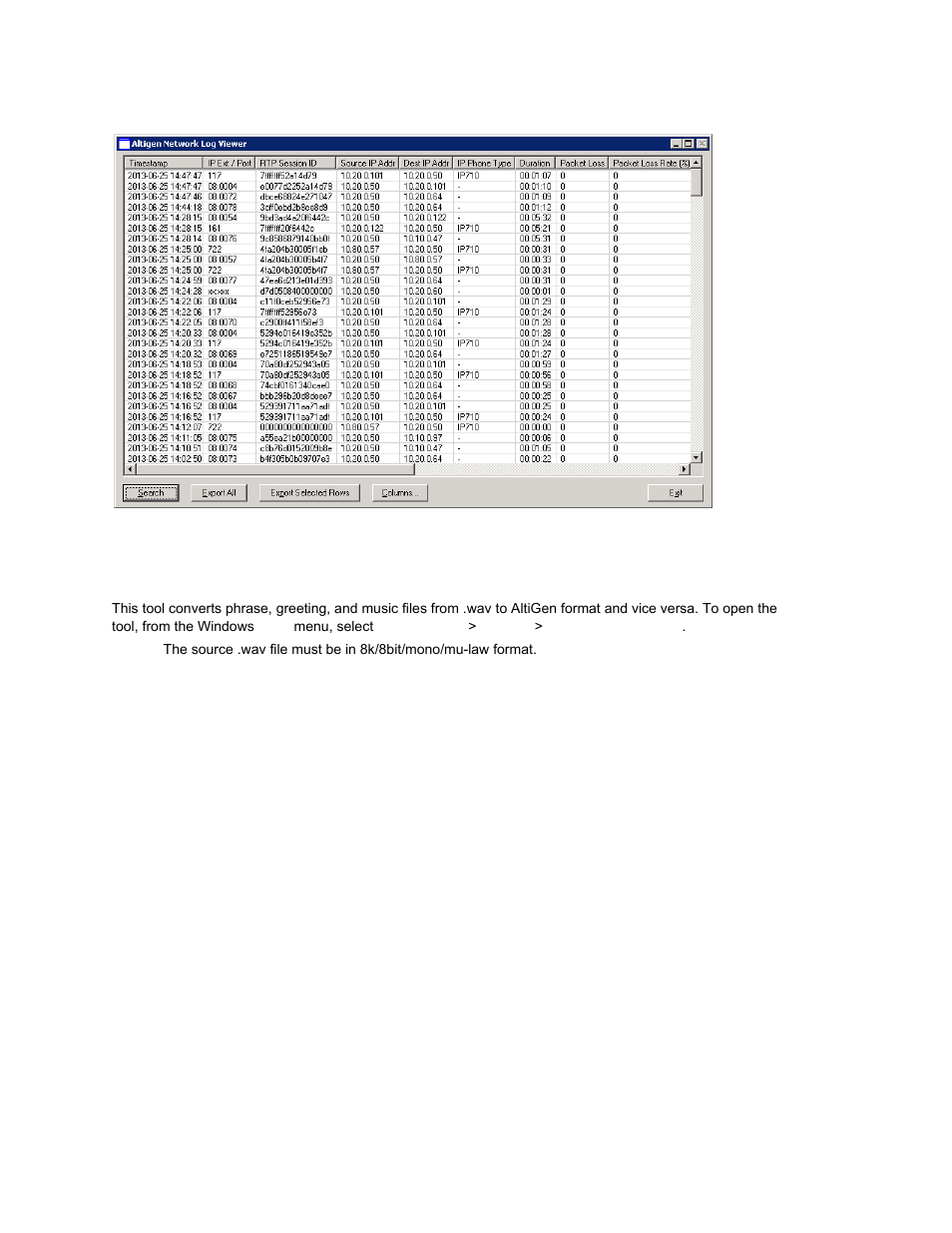 Voice file converter | AltiGen MAXCS 7.0 Update 1 ACM Administration User Manual | Page 400 / 446