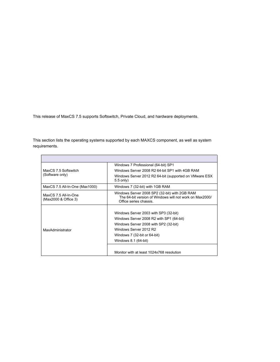 System requirements and installation, Minimum system requirements, Hapter | AltiGen MAXCS 7.0 Update 1 ACM Administration User Manual | Page 41 / 446