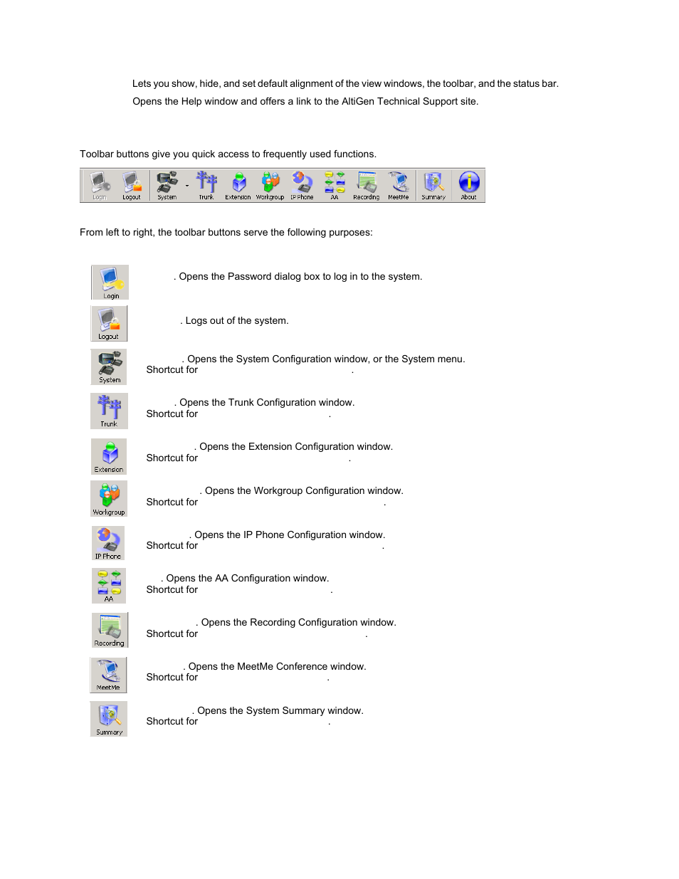 Quick access toolbar | AltiGen MAXCS 7.0 Update 1 ACM Administration User Manual | Page 53 / 446