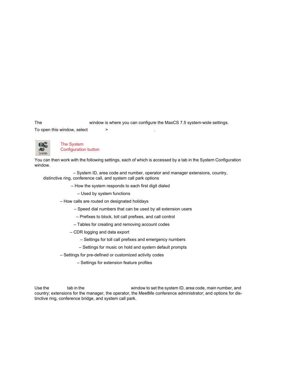 System configuration, Setting general parameters, Hapter | AltiGen MAXCS 7.0 Update 1 ACM Administration User Manual | Page 61 / 446