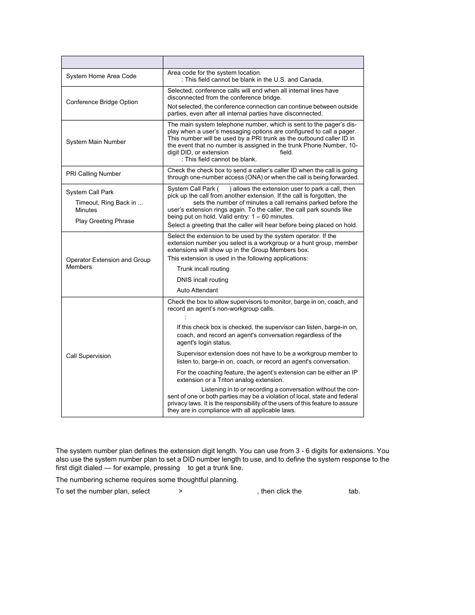 Setting a system number plan | AltiGen MAXCS 7.0 Update 1 ACM Administration User Manual | Page 63 / 446