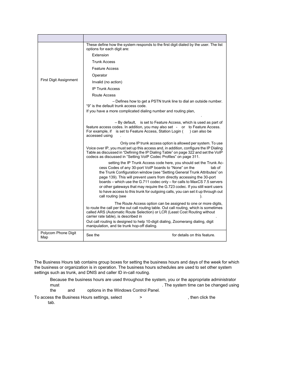 Setting business hours | AltiGen MAXCS 7.0 Update 1 ACM Administration User Manual | Page 67 / 446