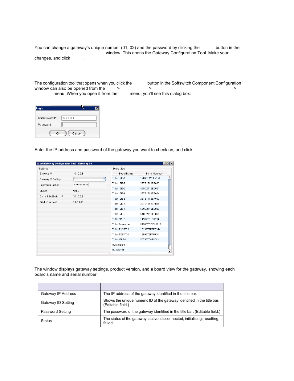 Changing gateway id and password, Gateway configuration tool | AltiGen MAXCS 7.0 Update 1 ACM Administration User Manual | Page 89 / 446