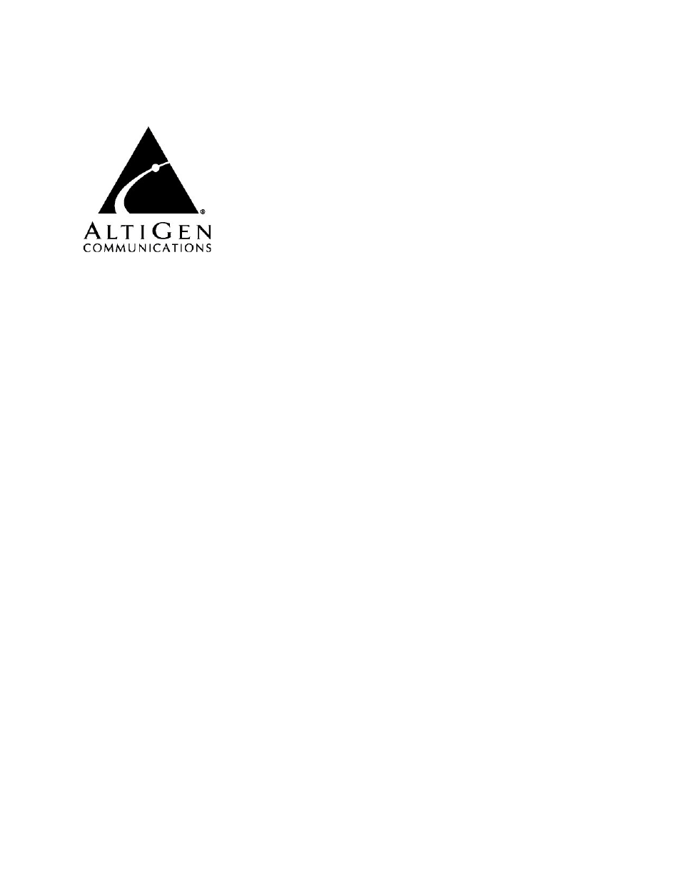 AltiGen MAXCS 7.5 AltiReport User Manual | 110 pages