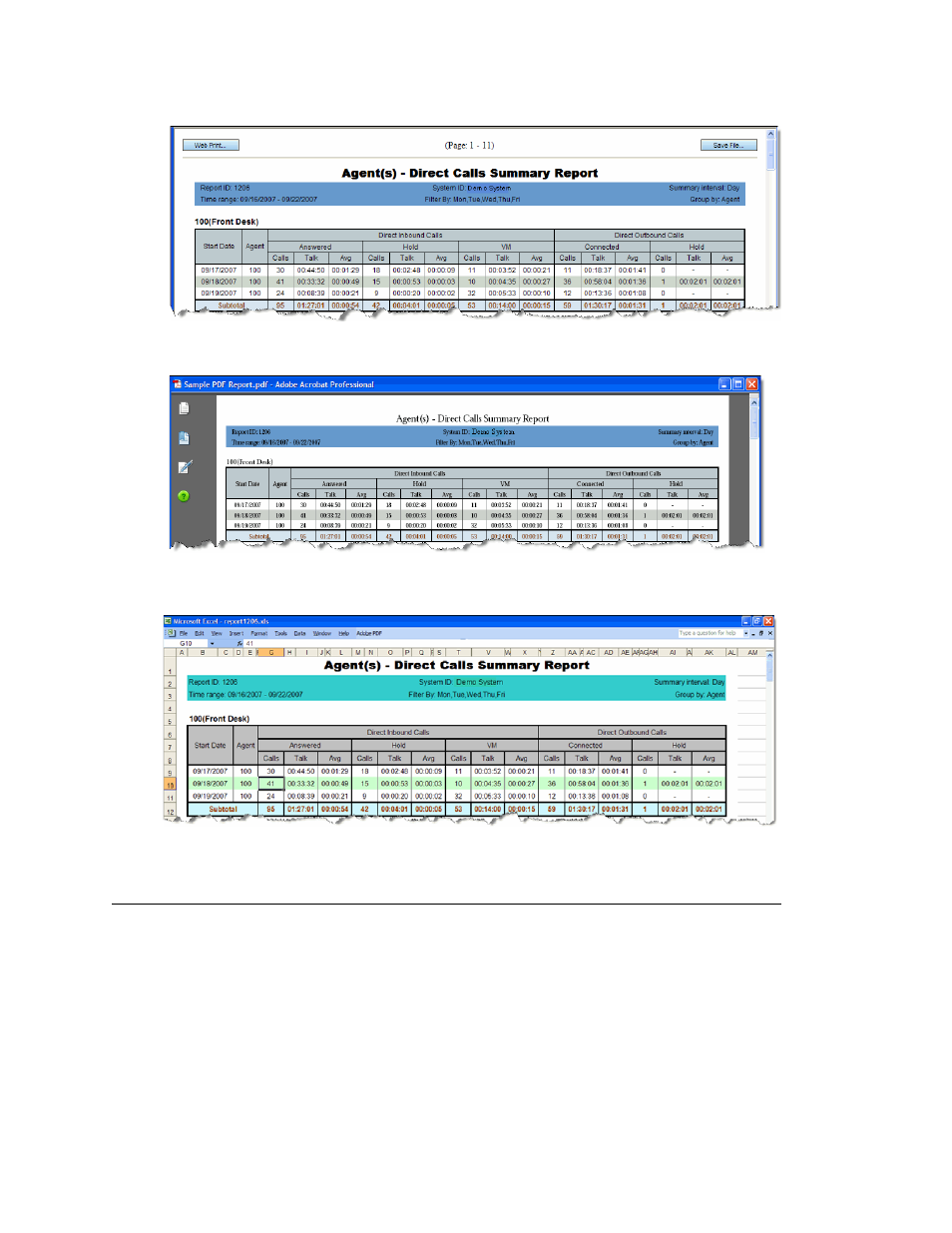 Running reports | AltiGen MAXCS 7.5 AltiReport User Manual | Page 22 / 110