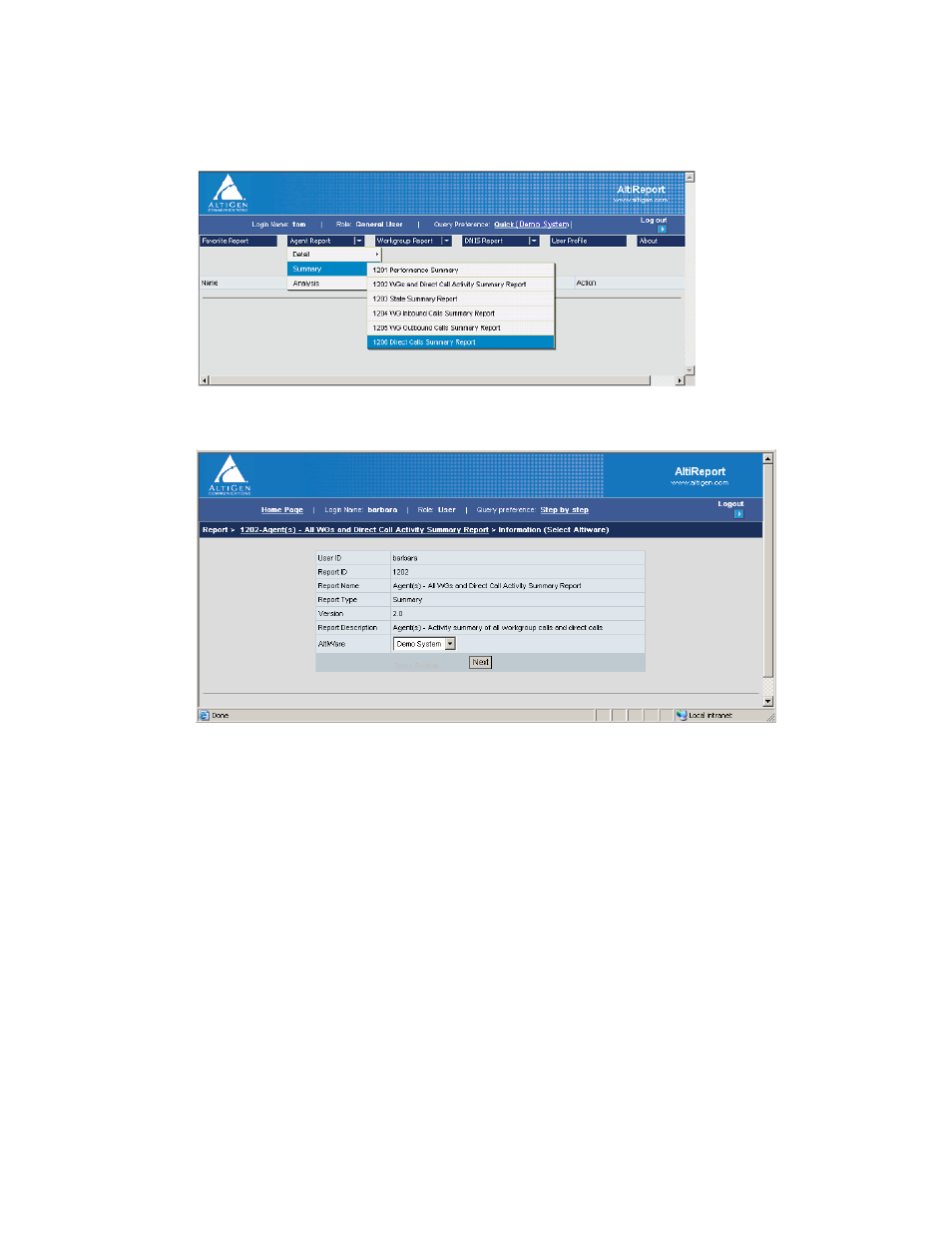 AltiGen MAXCS 7.5 AltiReport User Manual | Page 23 / 110
