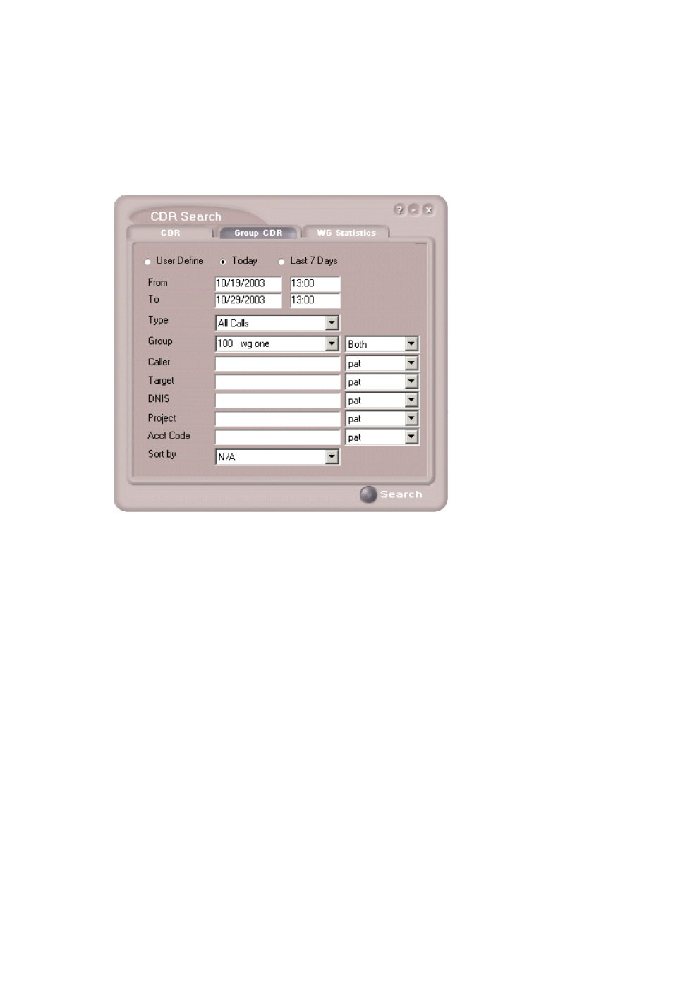 Group cdr search | AltiGen MAXCS 7.5 CDR User Manual | Page 26 / 95