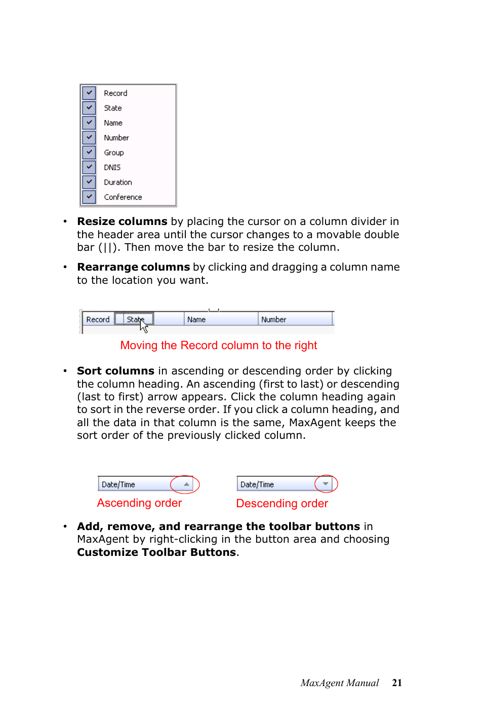 AltiGen MAXCS 7.5 MaxAgent User Manual | Page 27 / 95