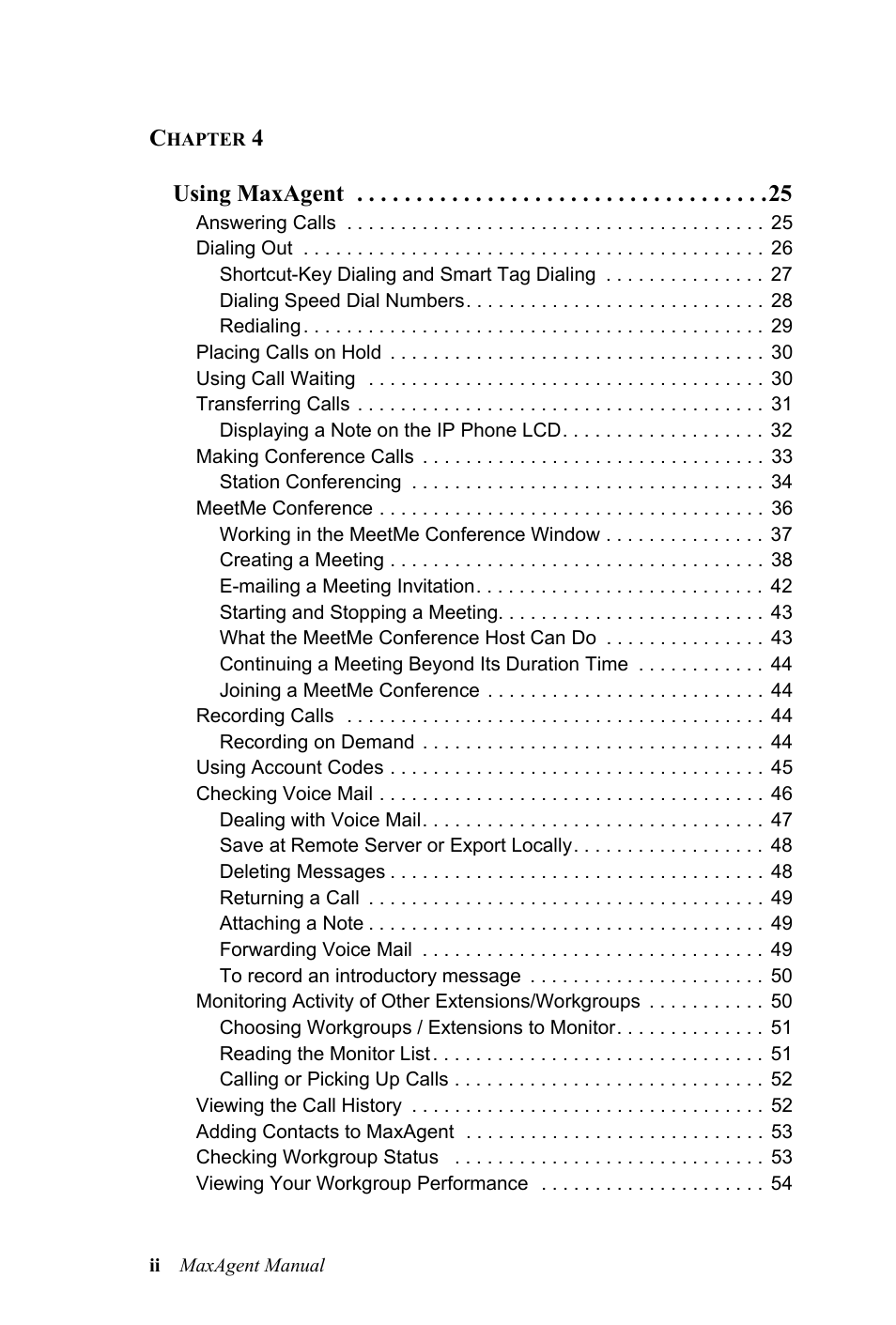 4using maxagent | AltiGen MAXCS 7.5 MaxAgent User Manual | Page 4 / 95