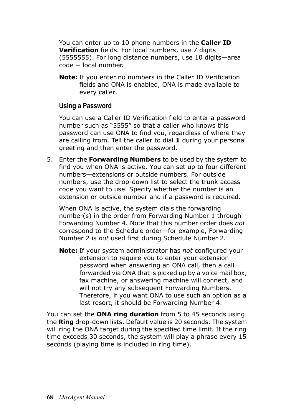 Using a password | AltiGen MAXCS 7.5 MaxAgent User Manual | Page 74 / 95