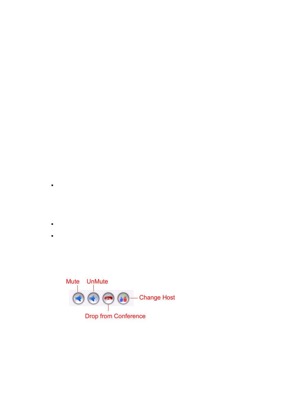 Starting and stopping a meeting, What the meetme conference host can do | AltiGen MAXCS 7.5 MaxCommunicator User Manual | Page 46 / 89