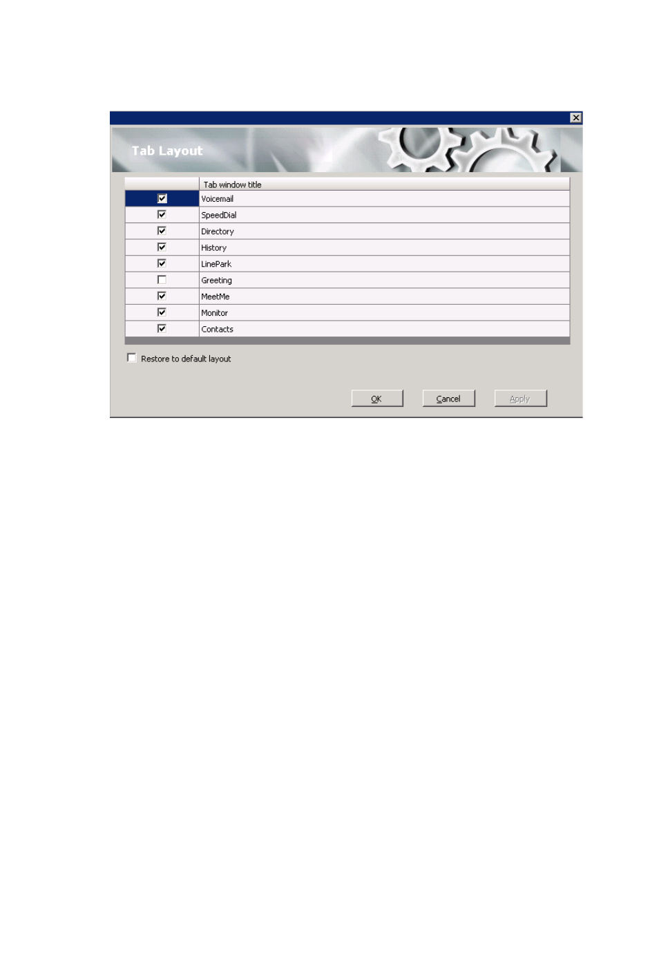 Theme selection | AltiGen MAXCS 7.5 MaxCommunicator User Manual | Page 76 / 89