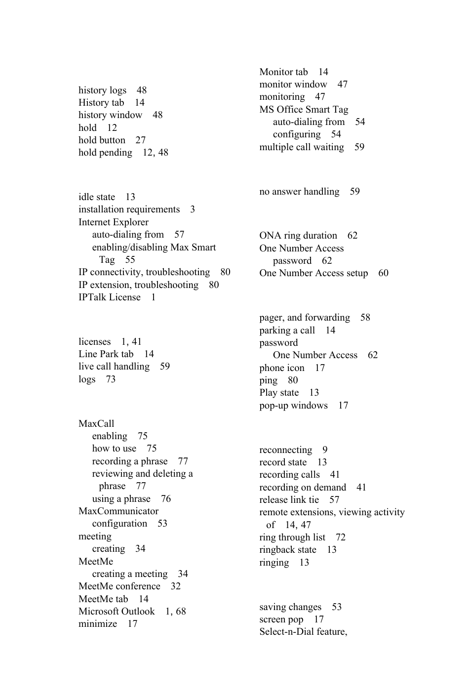 AltiGen MAXCS 7.5 MaxCommunicator User Manual | Page 88 / 89