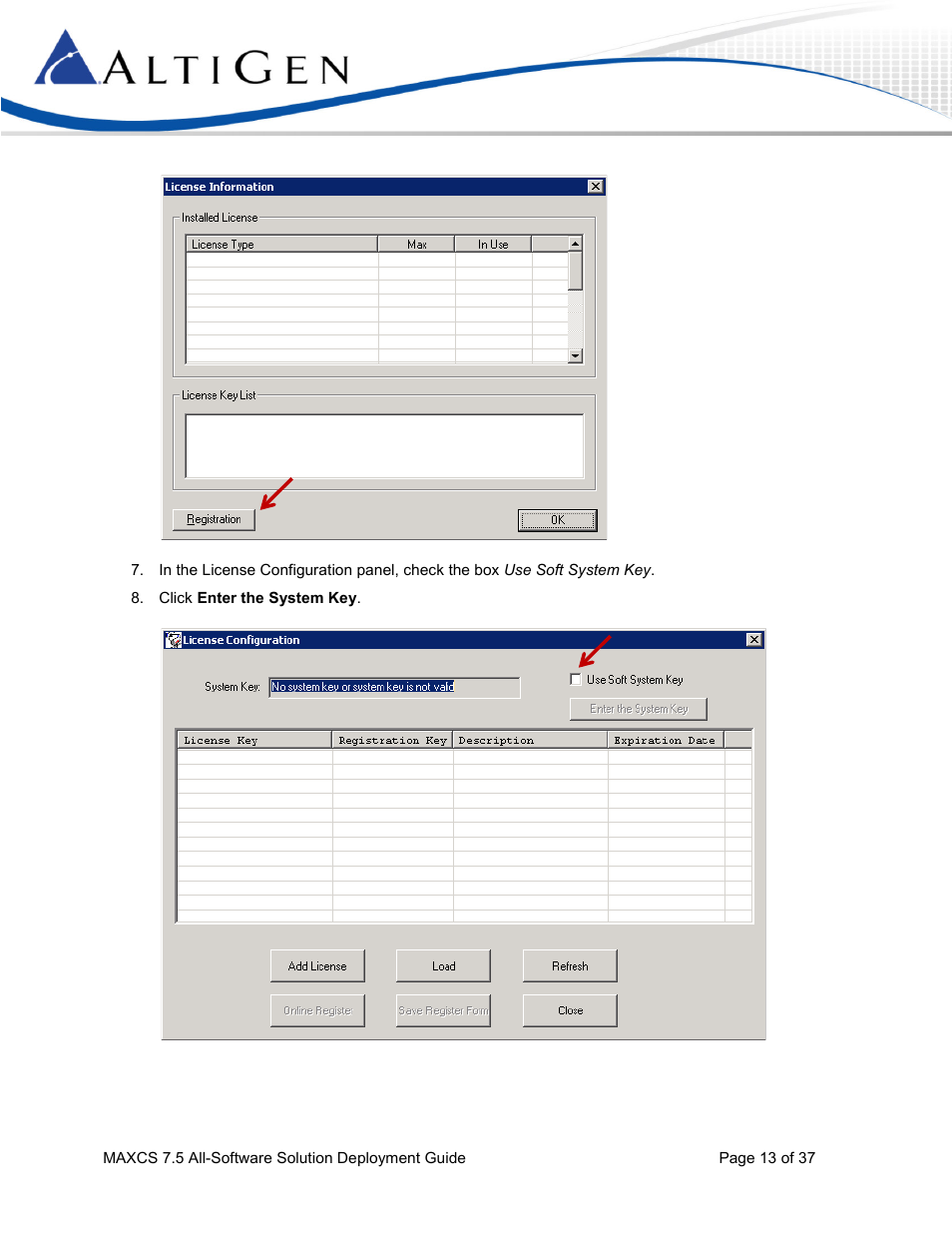 AltiGen MAXCS 7.5 Softswitch Deployment Guide User Manual | Page 13 / 37