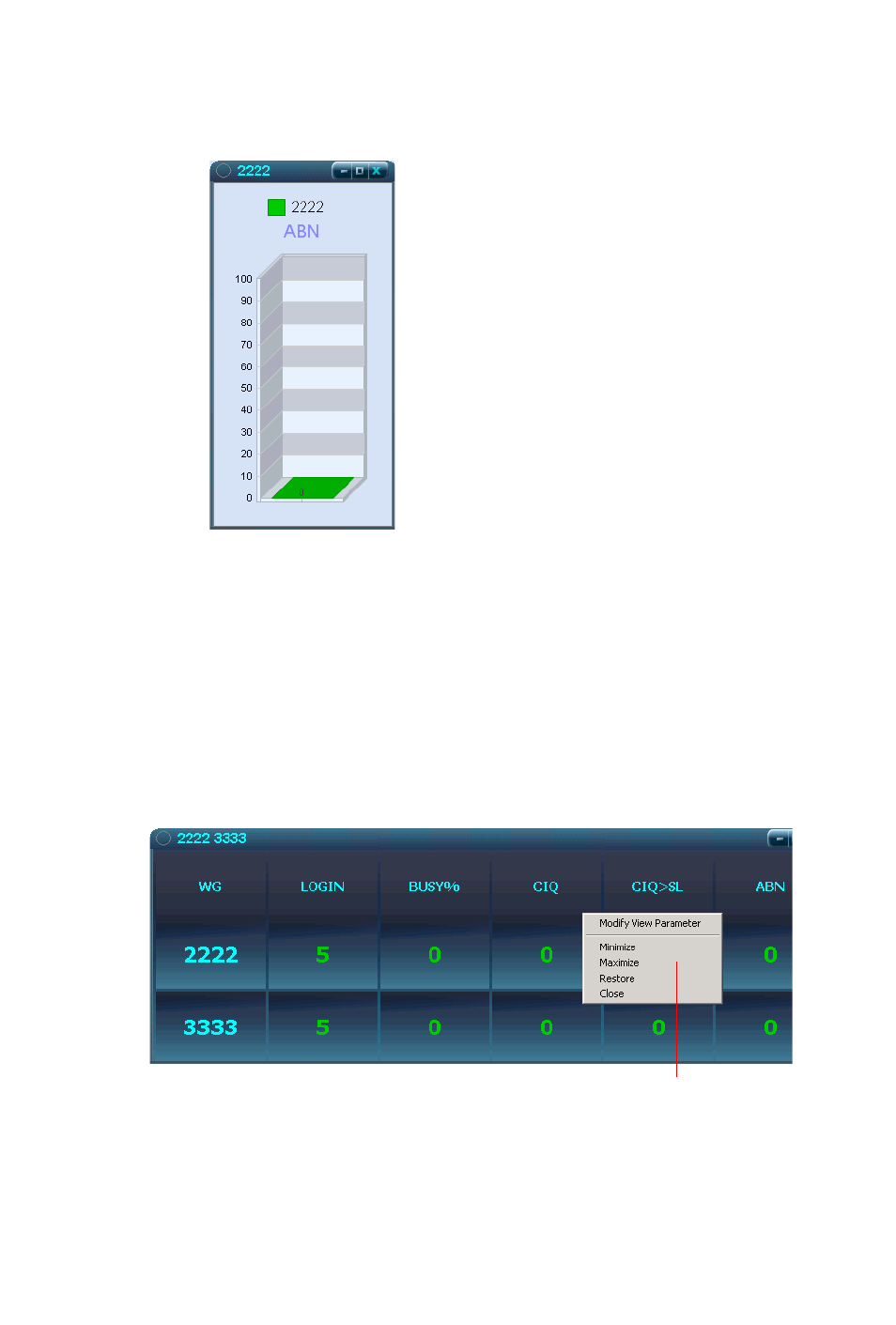 Changing the parameters of a view | AltiGen MAXCS 7.5 MaxInSight User Manual | Page 28 / 34