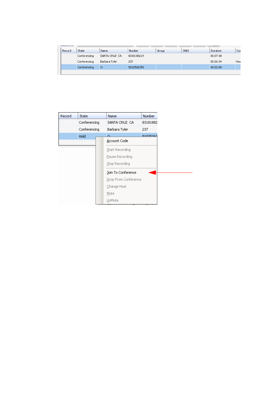 Canceling conference calls | AltiGen MAXCS 7.5 MaxOutlook User Manual | Page 34 / 79