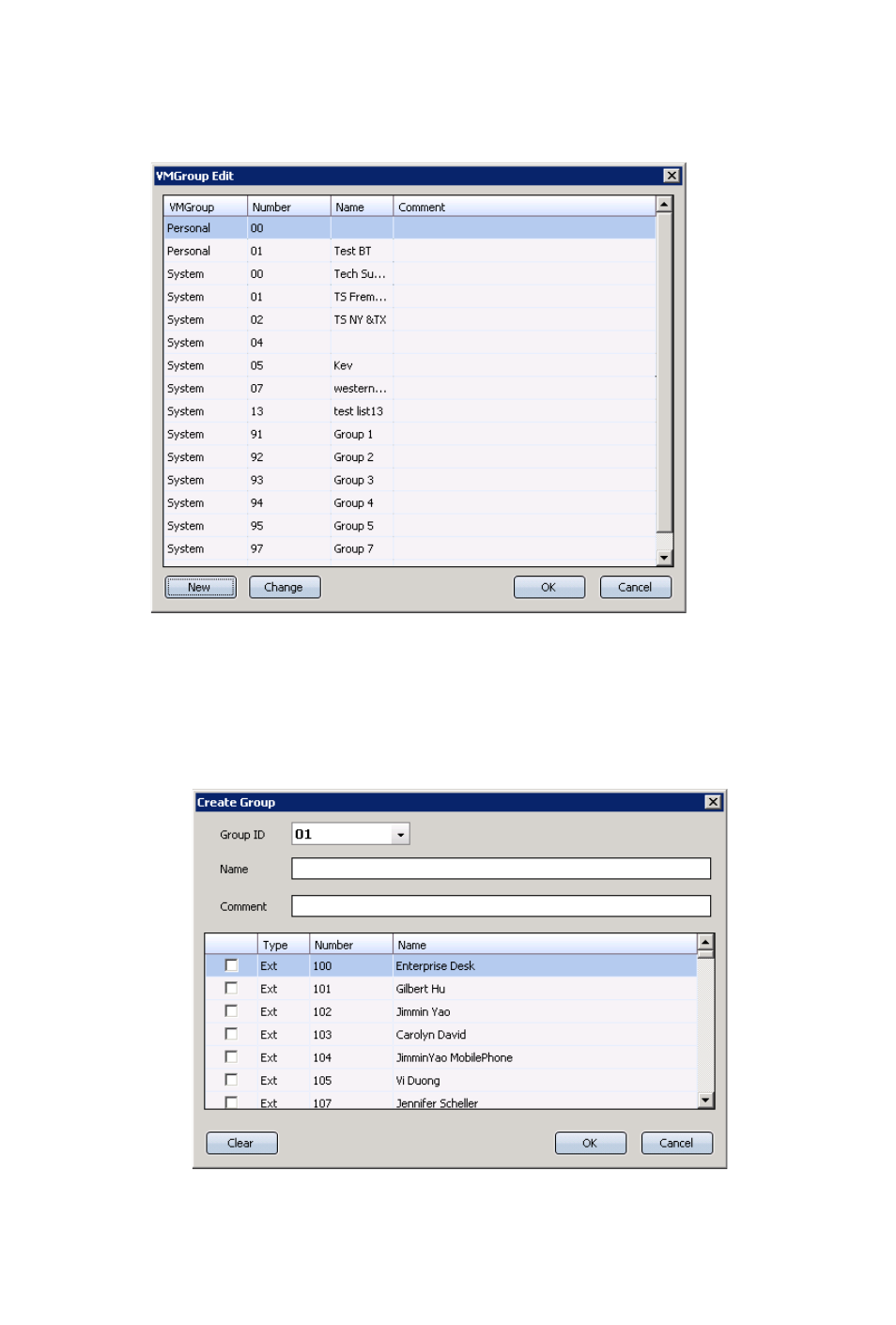 Creating a personal voice mail group | AltiGen MAXCS 7.5 MaxOutlook User Manual | Page 64 / 79