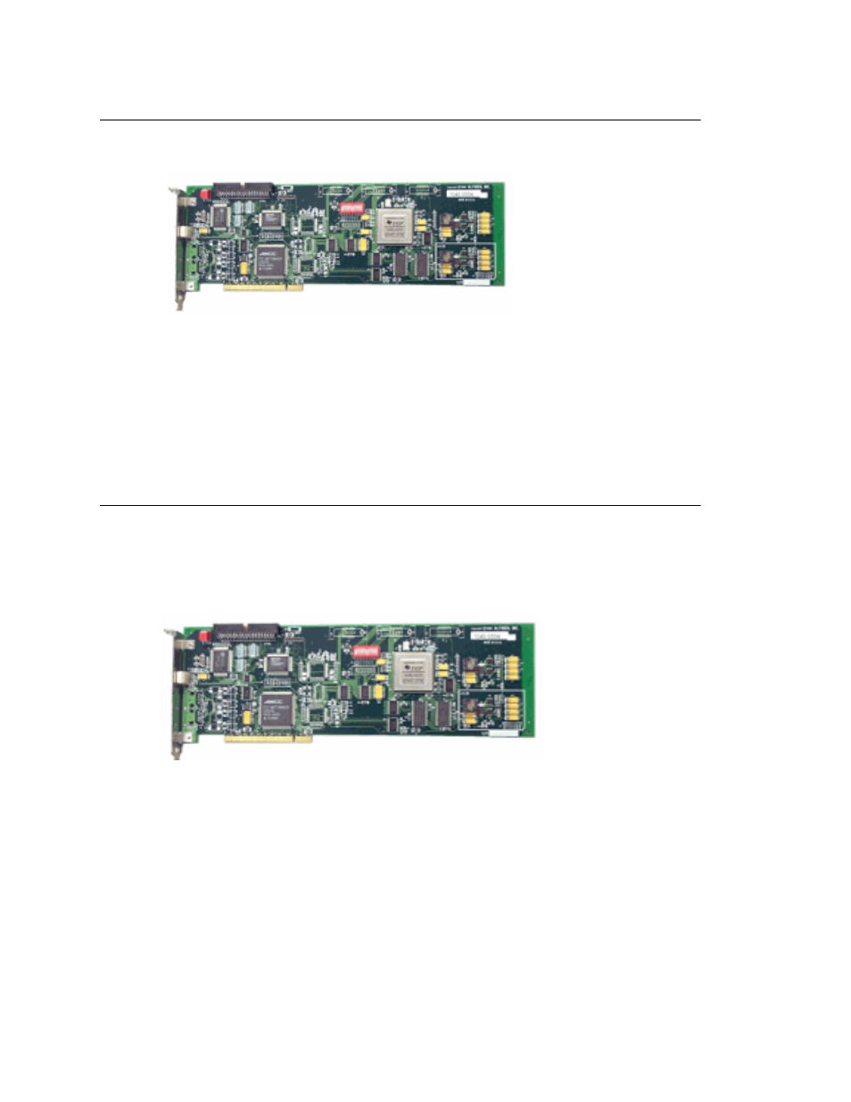 Triton voip board, Triton resource board, Triton voip board triton resource board | AltiGen MAXCS 7.5 Telephony Hardware User Manual | Page 45 / 70