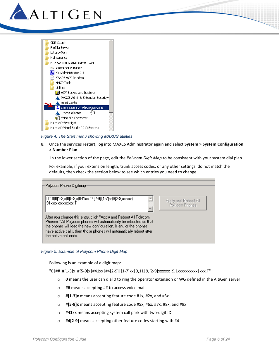 AltiGen MAXCS 7.5 Polycom Configuration Guide User Manual | Page 6 / 24