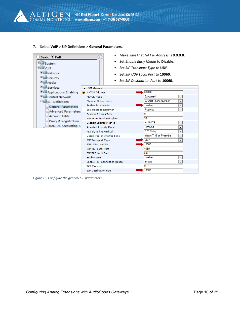 AltiGen MAXCS 7.0 Update 1 FXS Configuration with AudioCodes User Manual | Page 10 / 25