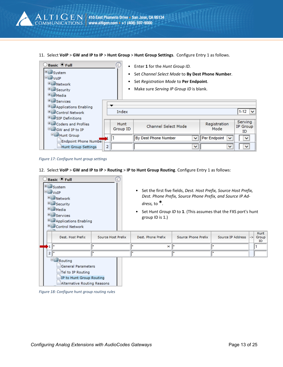 AltiGen MAXCS 7.0 Update 1 FXS Configuration with AudioCodes User Manual | Page 13 / 25