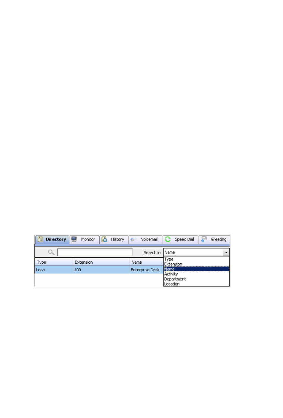 Using the windows tray phone icon, Searching in the tabbed windows | AltiGen MAXCS 7.0 Update 1 MaxAgent User Manual | Page 25 / 93