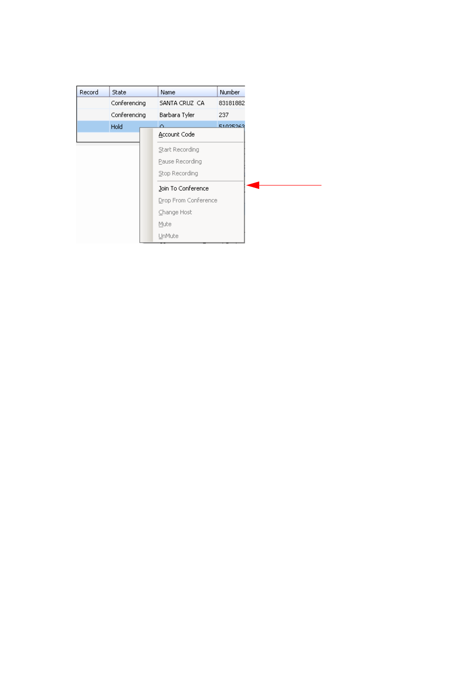 Canceling conference calls, When conference participants are reduced to two | AltiGen MAXCS 7.0 Update 1 MaxAgent User Manual | Page 41 / 93