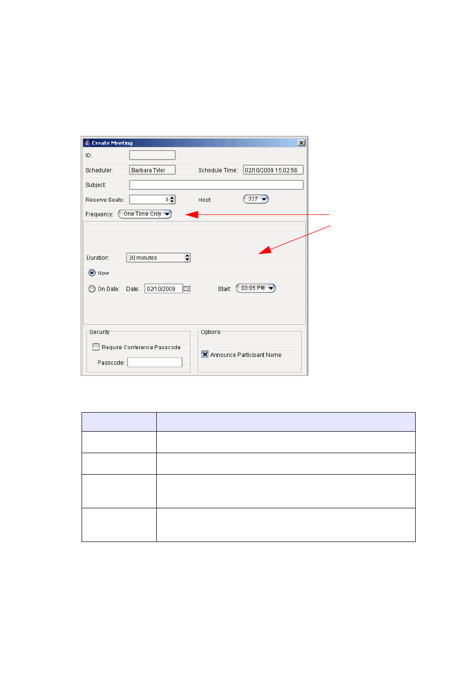 Creating a meeting | AltiGen MAXCS 7.0 Update 1 MaxAgent User Manual | Page 44 / 93