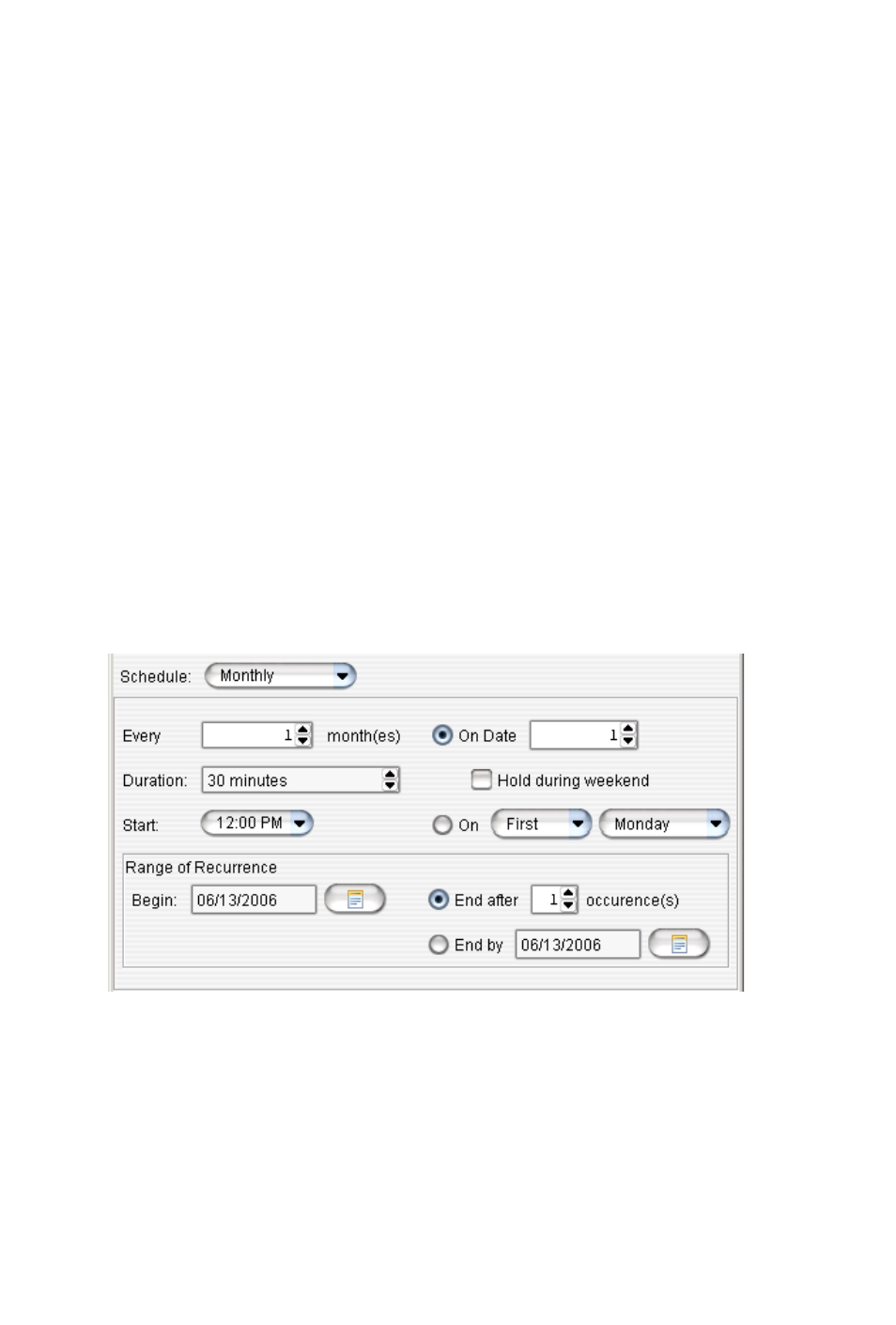 Monthly meeting | AltiGen MAXCS 7.0 Update 1 MaxAgent User Manual | Page 47 / 93