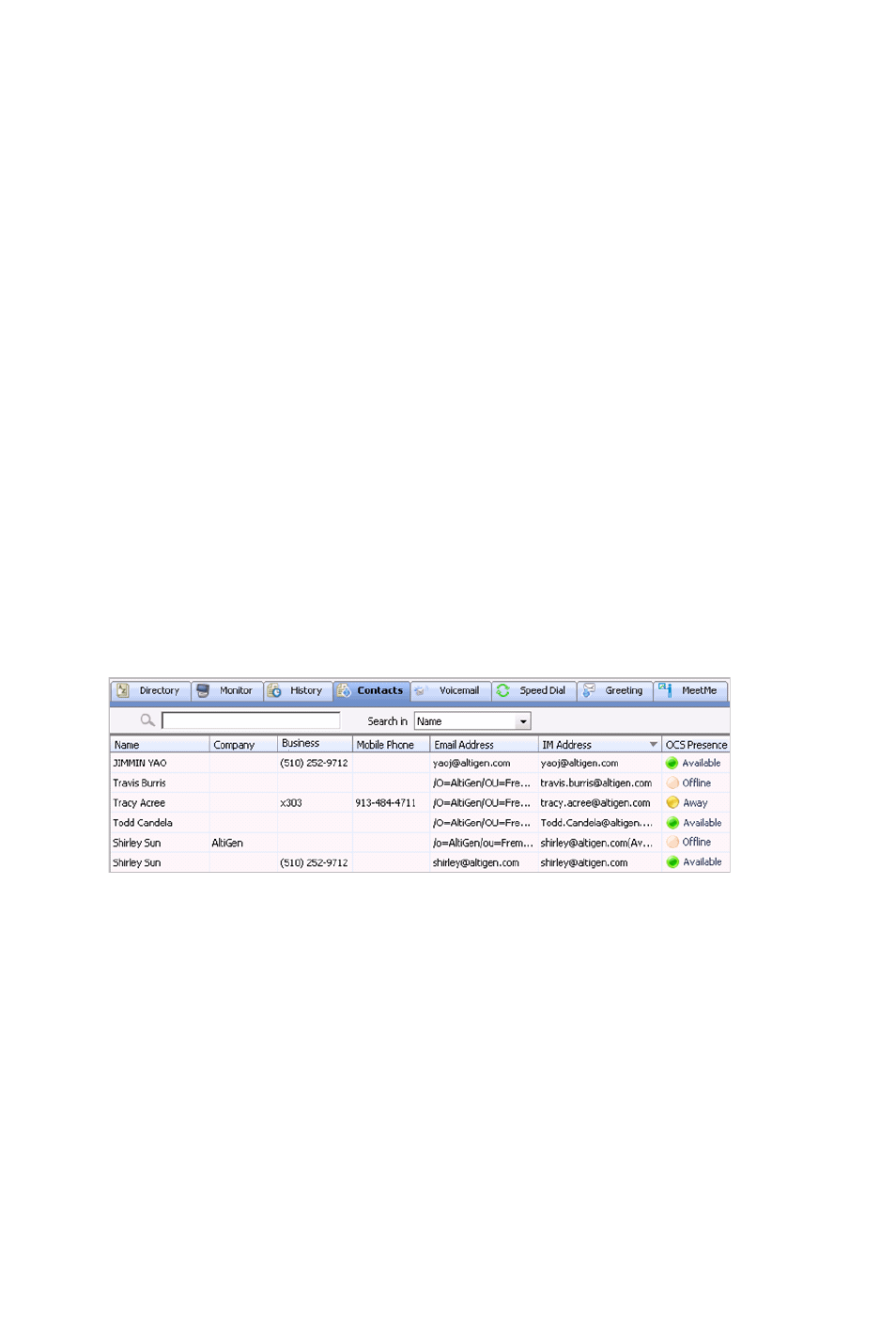 Adding contacts to maxagent, Checking workgroup status | AltiGen MAXCS 7.0 Update 1 MaxAgent User Manual | Page 59 / 93