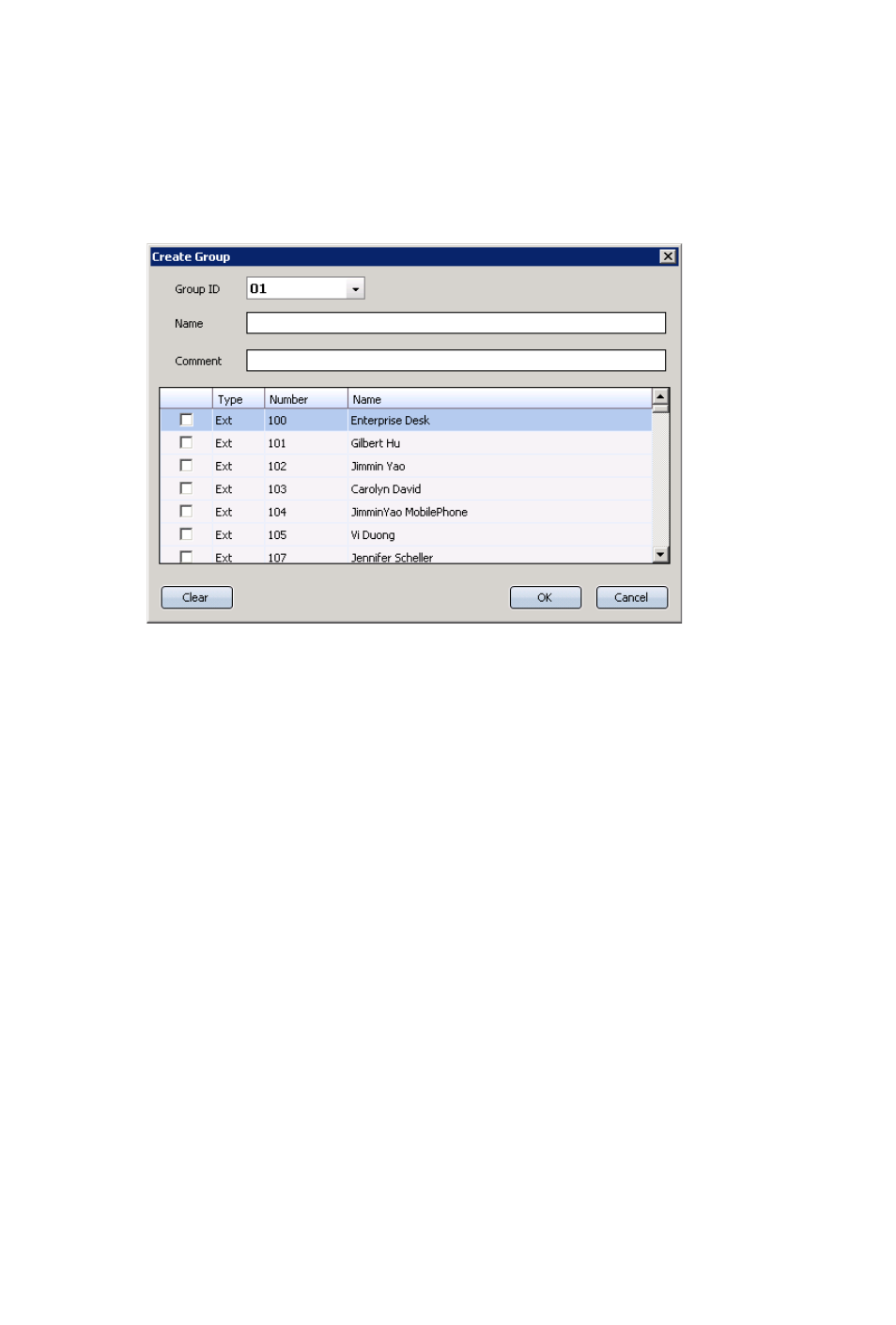 Creating a personal voicemail group, Updationg a personal voicemail group | AltiGen MAXCS 7.0 Update 1 MaxAgent User Manual | Page 75 / 93