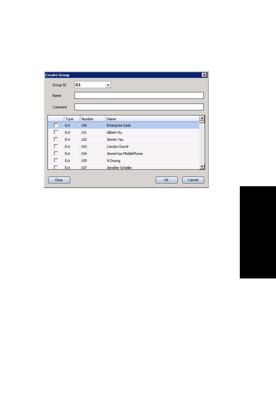 Creating a personal voicemail group, Updating a personal voicemail group | AltiGen MAXCS 7.0 Update 1 MaxCommunicator User Manual | Page 69 / 87