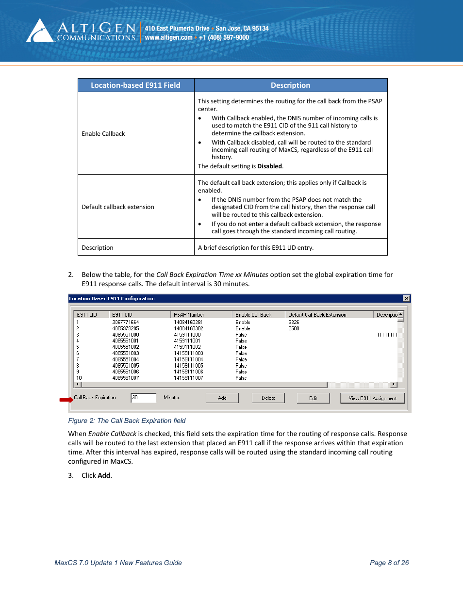 AltiGen MAXCS 7.0 Update 1 New Features Guide User Manual | Page 8 / 26