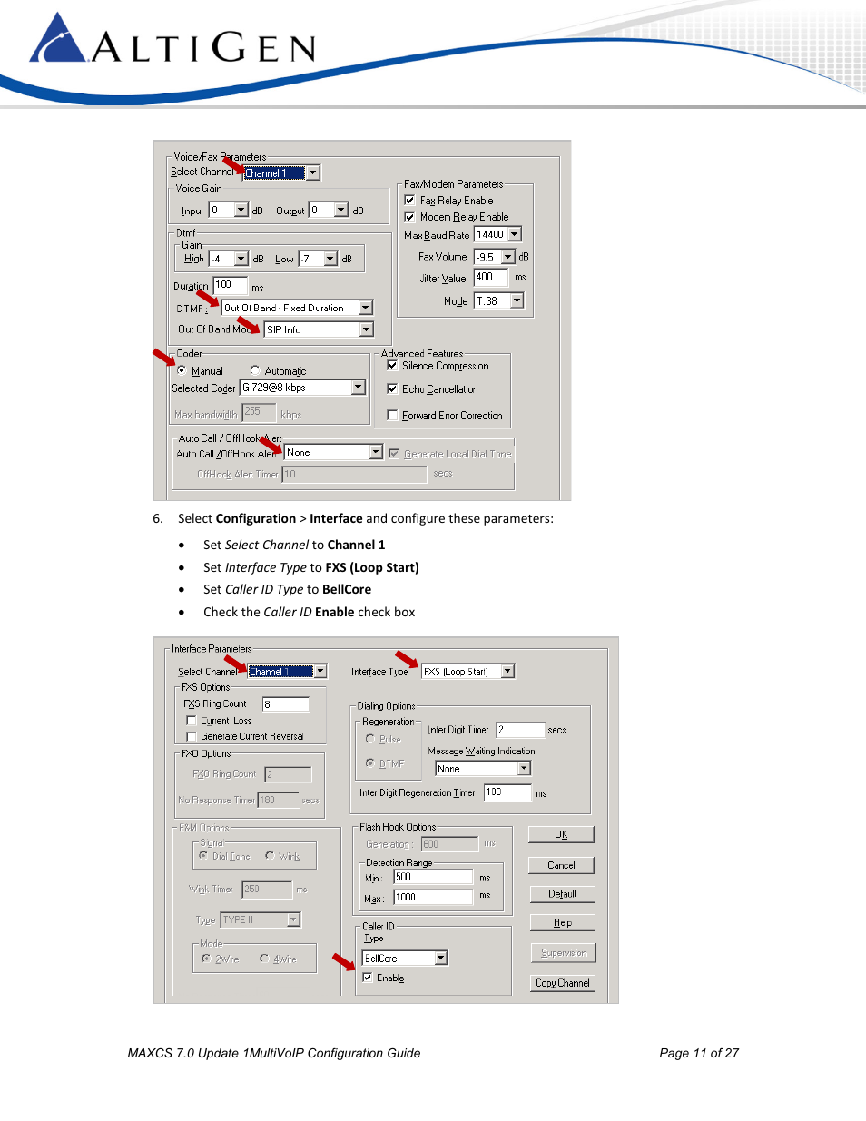 AltiGen MAXCS 7.0 Update 1 MultiVOIP Configuration User Manual | Page 11 / 27