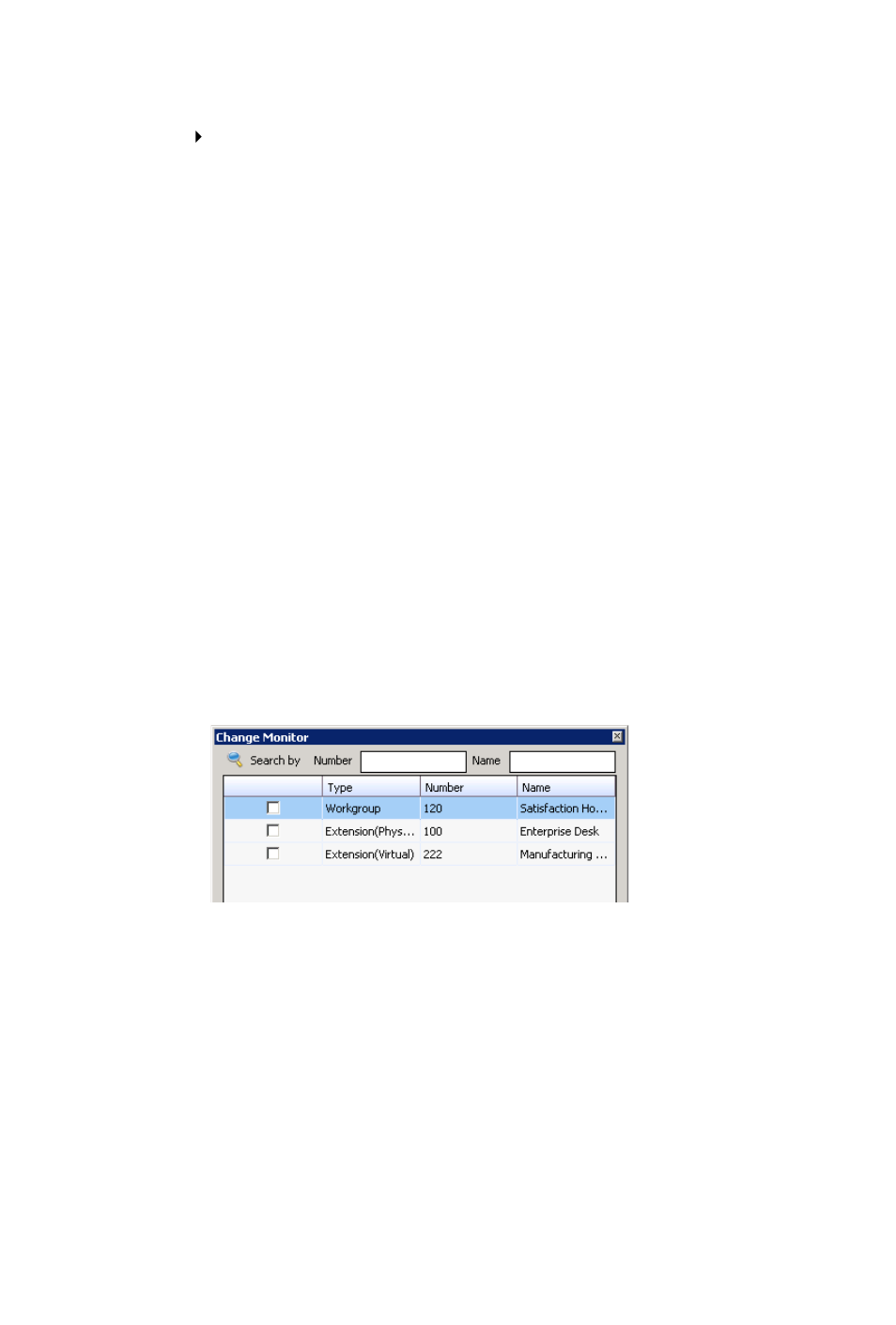 Monitoring the activity of other extensions, Choosing extensions to monitor, Reading the monitor list | AltiGen MAXCS 7.0 Update 1 MaxOutlook User Manual | Page 48 / 79