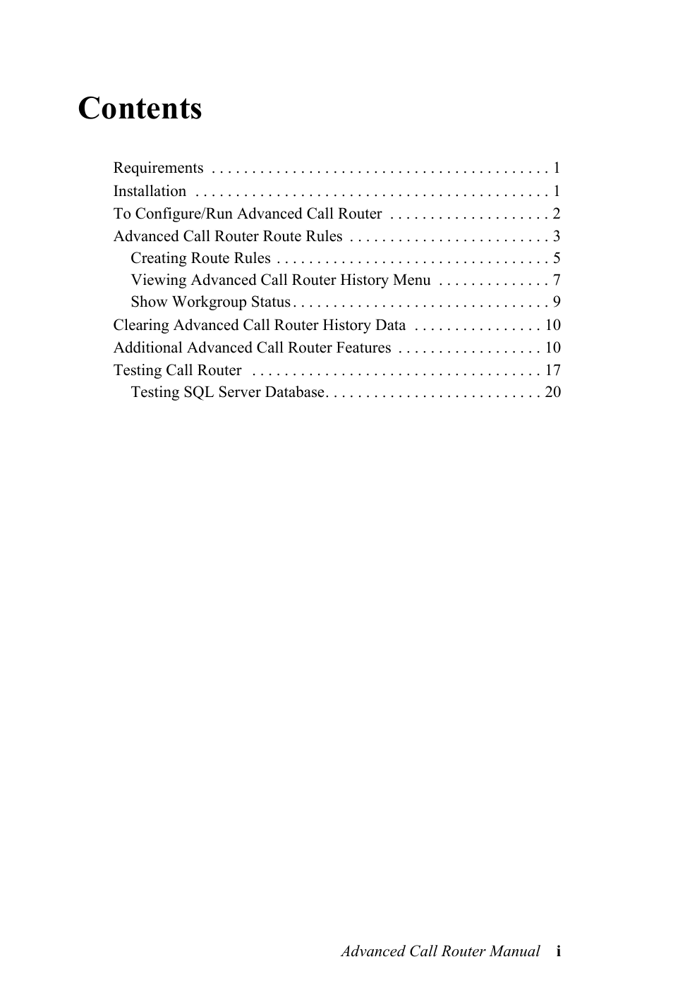 AltiGen MAXCS 7.0 Adv Call Router User Manual | Page 3 / 26