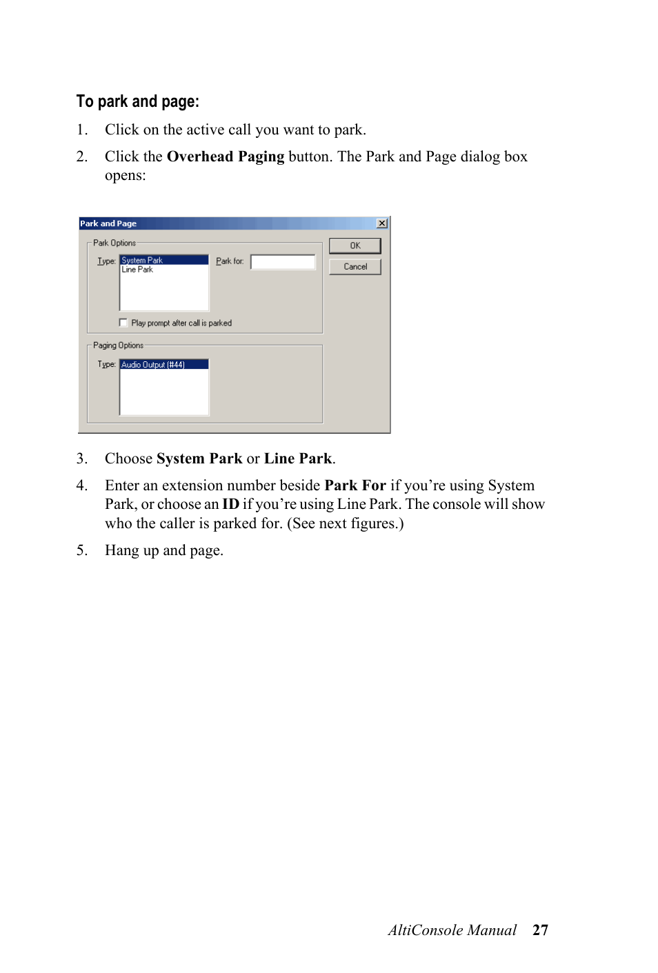 AltiGen MAXCS 7.0 AltiConsole User Manual | Page 31 / 44