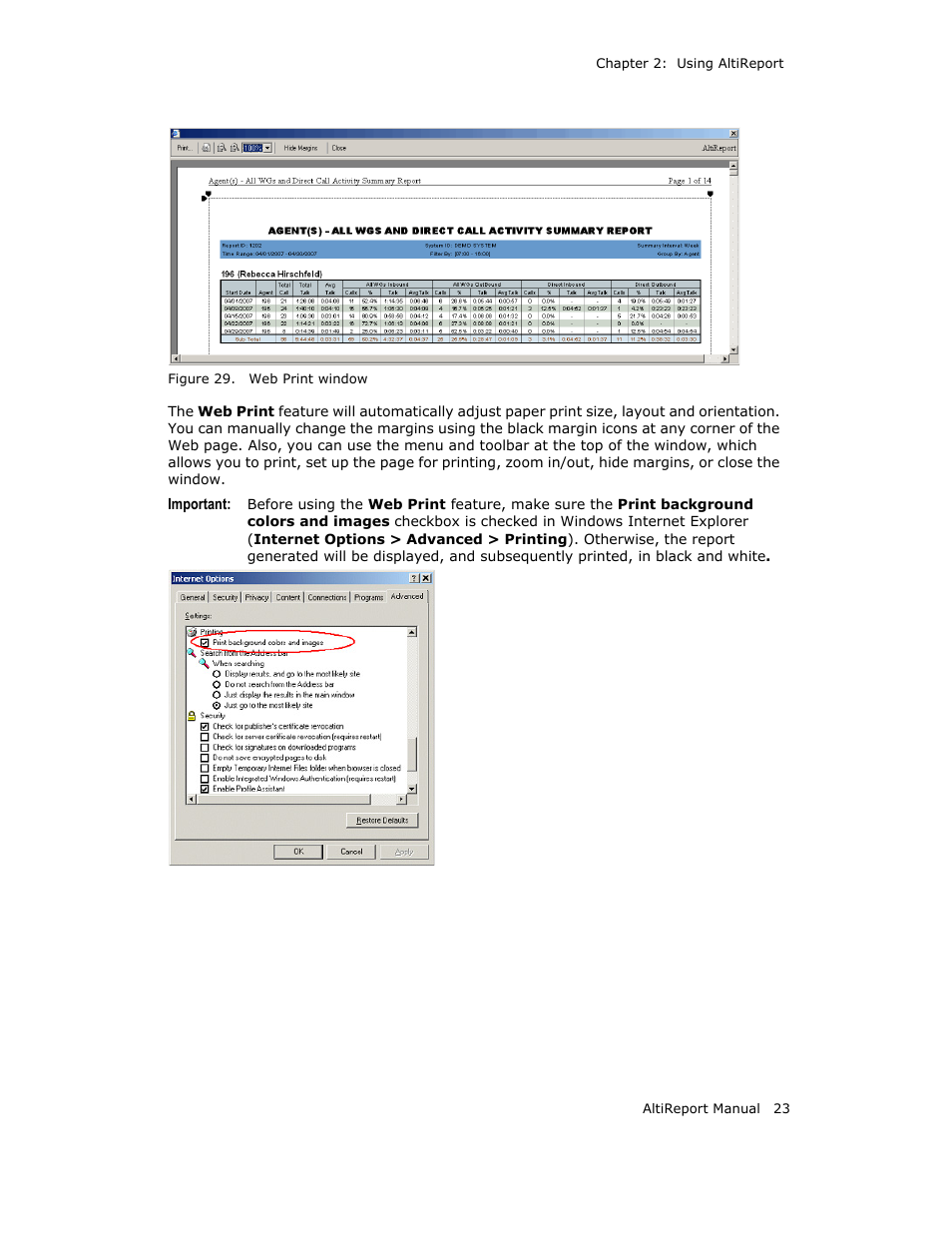 AltiGen MAXCS 7.0 AltiReport User Manual | Page 27 / 110