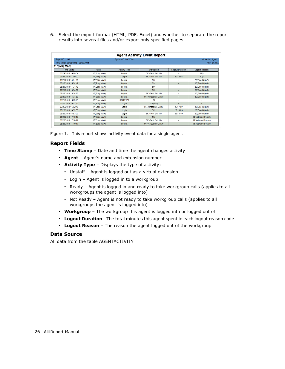 AltiGen MAXCS 7.0 AltiReport User Manual | Page 30 / 110