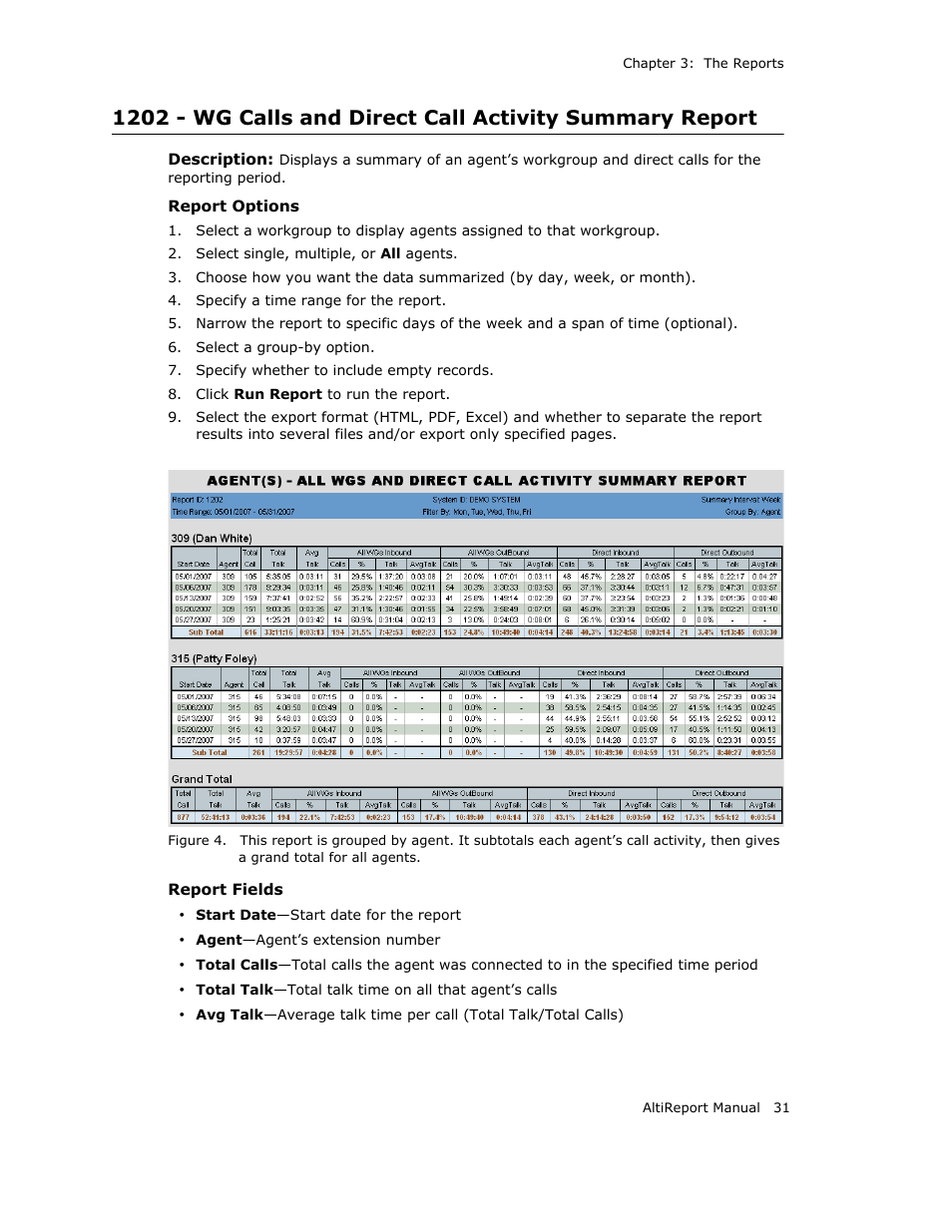 AltiGen MAXCS 7.0 AltiReport User Manual | Page 35 / 110