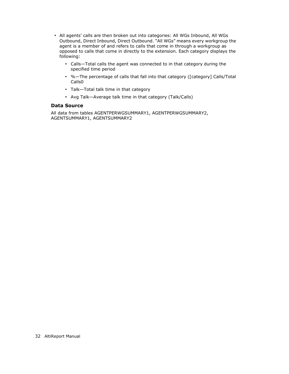 AltiGen MAXCS 7.0 AltiReport User Manual | Page 36 / 110