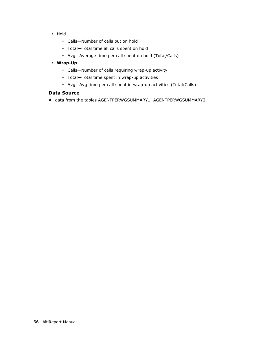 AltiGen MAXCS 7.0 AltiReport User Manual | Page 40 / 110