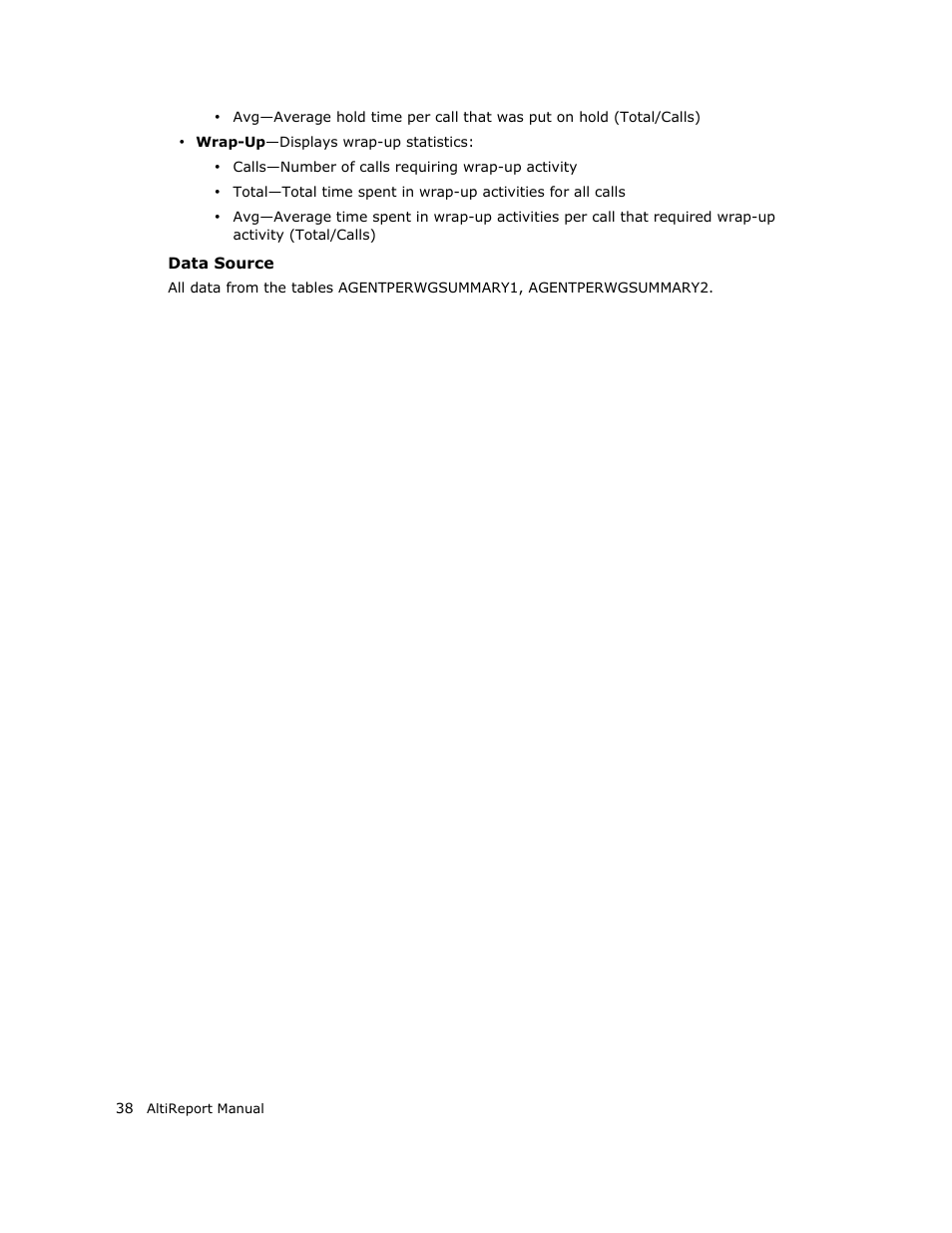 AltiGen MAXCS 7.0 AltiReport User Manual | Page 42 / 110