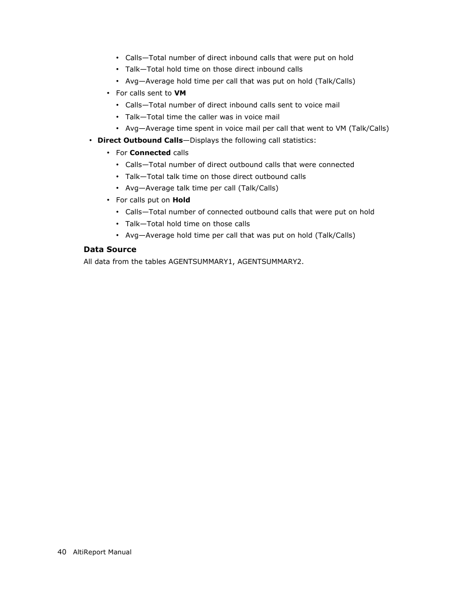 AltiGen MAXCS 7.0 AltiReport User Manual | Page 44 / 110