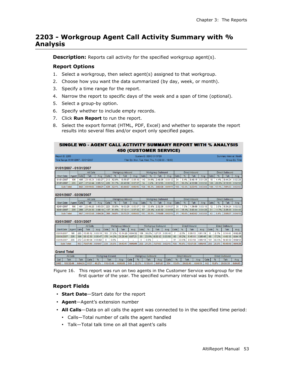 AltiGen MAXCS 7.0 AltiReport User Manual | Page 57 / 110