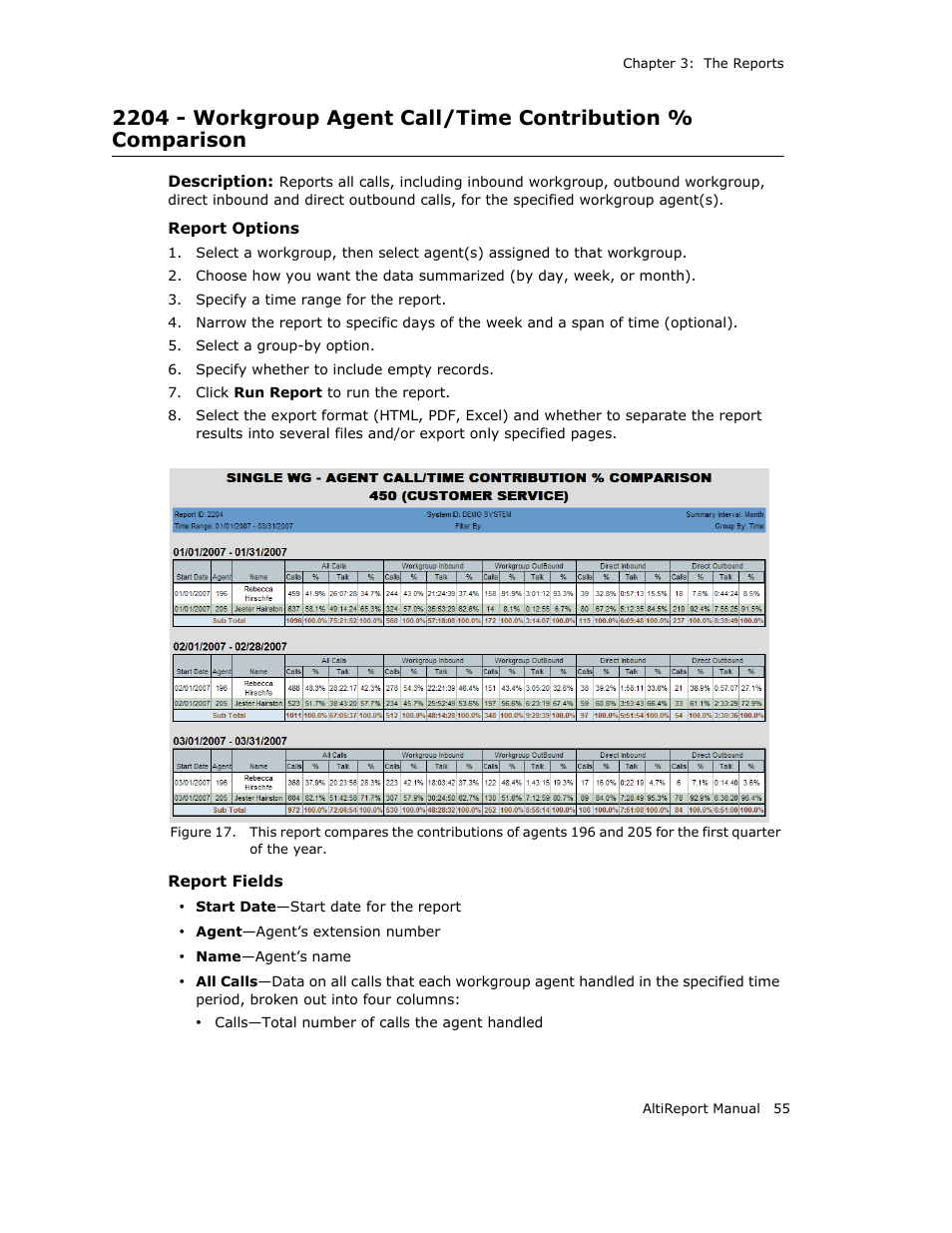 AltiGen MAXCS 7.0 AltiReport User Manual | Page 59 / 110