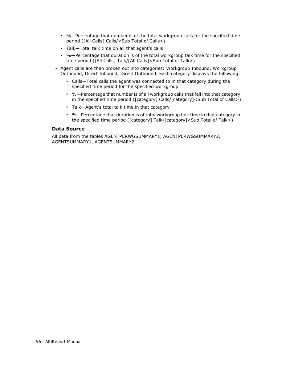 AltiGen MAXCS 7.0 AltiReport User Manual | Page 60 / 110
