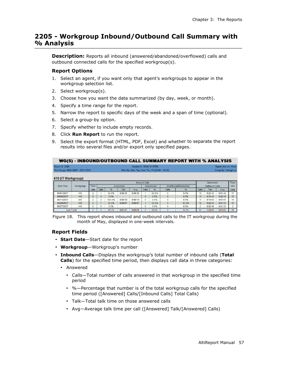 AltiGen MAXCS 7.0 AltiReport User Manual | Page 61 / 110