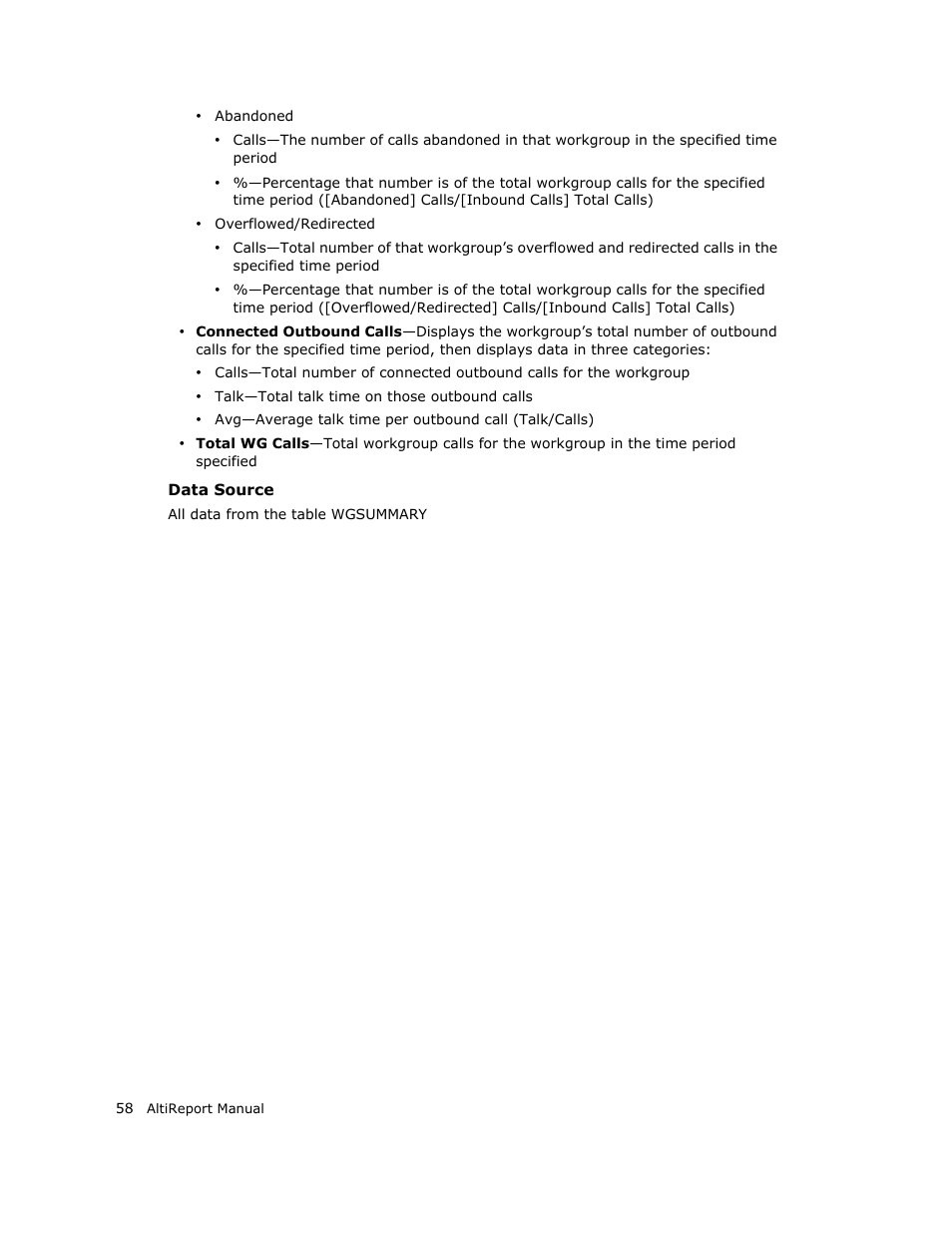 AltiGen MAXCS 7.0 AltiReport User Manual | Page 62 / 110